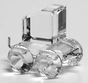 Swarovski Silver Crystal Train Tender Car Figurine "When We Were Young" Retired - Picture 1 of 6