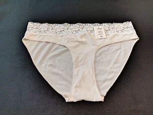 Berlei Elfenbein Spitze Bikini Briesf Panty Unterwäsche Größe XL - Bild 1 von 4