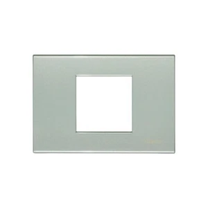 bticino N4819GN Platte 2 Module Livinglight perlgrau - Bild 1 von 1