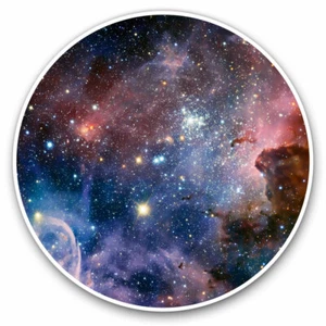 2 x Vinyl Aufkleber 20 cm - Nebel Galaxie Weltraum NASA cooles Geschenk #8945 - Bild 1 von 9