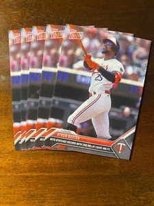 2023 Topps Now Byron Buxton #479 Stratcast 465 piedi HR's Minnesota Twins Qtà - Foto 1 di 2