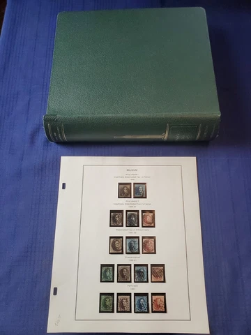 Fantastic Belgium Collection Mounted In Scott Specialized Album SCV Over $10,000 Cover