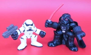 Star Wars Darth Vader and Stormtrooper 2001 Hasbro PlaySkool Galactic Heroes - Picture 1 of 10