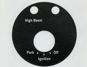 AERMACCHI HARLEY reproduction ignition switch LABEL for 68001-75P 1976 SS125 - Picture 1 of 1