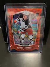 2019 PANINI PRIZM HOCKEY VITALI KRAVTSOV  RED REFRACTOR 91/199  NY RANGERS