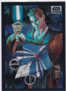 2022 Star Wars Chrome Galaxy Refractor #100 Anakin Skywalker - Imagen 1 de 1