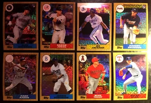 2017 Topps Chrome '87 1987 MOJO Refractor Silver Pack - Aaron Judge RC Ihre Auswahl - Bild 1 von 104