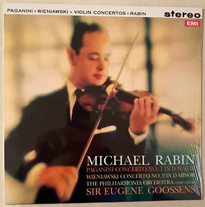 MICHAEL RABIN Paganini Wieniawski Violin Cto. Goossens 180 gram vinyl SEALED LP - Picture 1 of 2