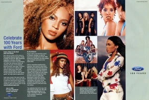 Ford Beyoncé Destiny's Child 2003 autos 4 páginas anuncio de revista - Imagen 1 de 2