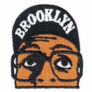 Brooklyn Basketballspieler Emoji bestickt aufbügeln Aufnäher - Bild 1 von 1