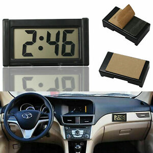 Ultra-thin LCD Digital Display Vehicle Car Dashboard Clock with Calendar UK