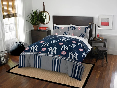 New York Yankees Queen Bed in a Bag (Rotary) OFFICIAL MLB Cover