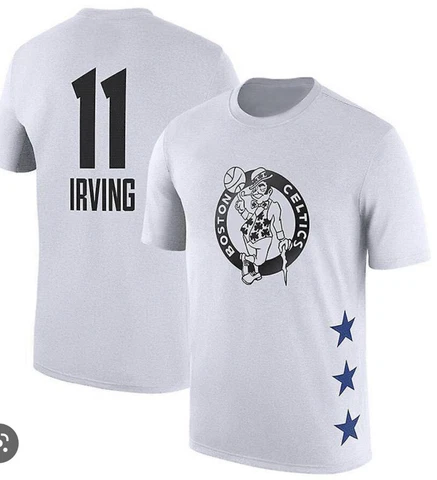 Nike Boston Celtics Kyrie Irving All Star white  T-Shirt sz L NWT Cover
