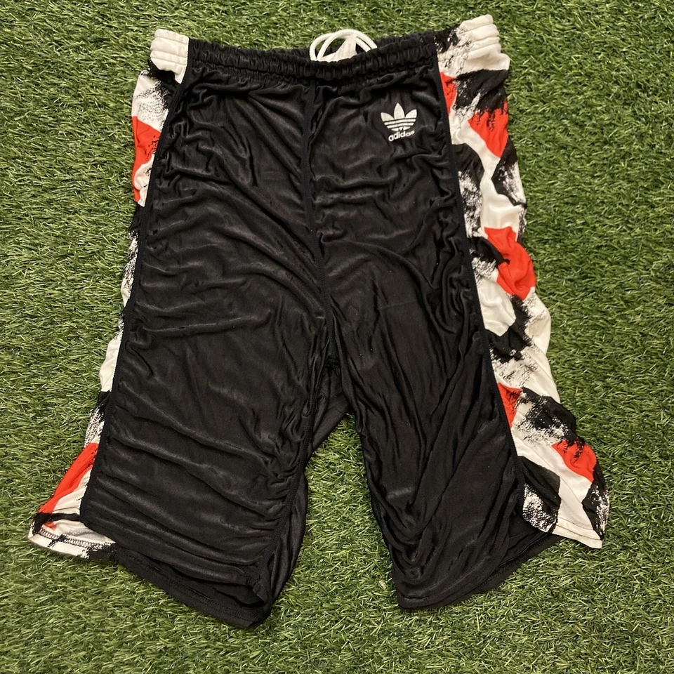 Adidas Cycling Pants Men's Large Vintage 80s 90s Active Hiking Bicycling Shorts - Image 1 of 4