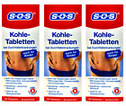 Kohletabletten SOS 90 Stck Set Reiskrankheit Durchfall Tabletten Kohle Tablette