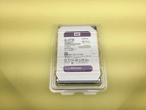 WD Purple 8TB 5400 RPM SATA 6Gb/s 128MB 3.5" Surveillance HDD WD80PURZ New - Picture 1 of 3