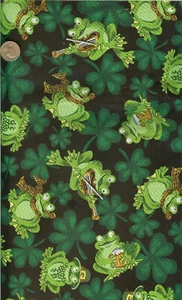 SCHÖN! "IRISCHE FRÖSCHE" - FEDERN - BTHY - 18"X44" - Bild 1 von 1