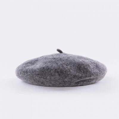 Boina de Lana Gorra Plana - 100% Cachemira Sombreros Hueso Tocas Pintor Sombrero Mujeres Sombreros de Invierno Foto 1 de 4