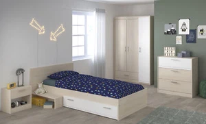 Parisot Kinder- und Jugendzimmer 5-tlg. "Charly 12" Akazie-Weiß NEU - Bild 1 von 6