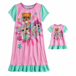 NWT L.O.L LOL Surprise Nightgown 18" American Doll Gown Pajama Sz 10 MERMAID! - Picture 1 of 1