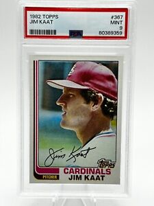 1982 Topps Baseball #367 Jim Kaat St. Louis Cardinals - PSA 9 MINT