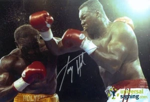 Larry Holmes Hand Signed 18x12 Autographed Boxing Photo PROOF & COA - Picture 1 of 1