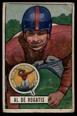 1951 Bowman #55 Al DeRogatis - Image 1 of 2