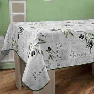 Tischdecke 150x300 Provence Oliven pflegeleicht Schmutzabweisend Küche Garten - Bild 1 von 5