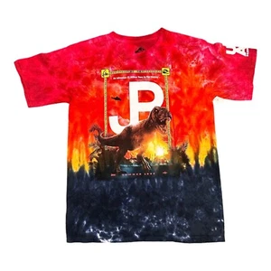 2023 Universal Studios Jurassic Park 30th Anniversary UOAP Tie Dye Shirt L - Picture 1 of 4