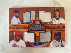 2008 Upper Deck Ballpark Collection - Eight Swatch Memorabilia David Ortiz, +7 - Picture 1 of 4