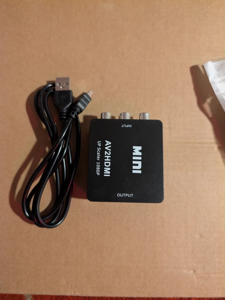 Cooligg RCA to HDMI Female Converter Composite CBS Video Adapter - AV2HDMI - Image 1 of 1