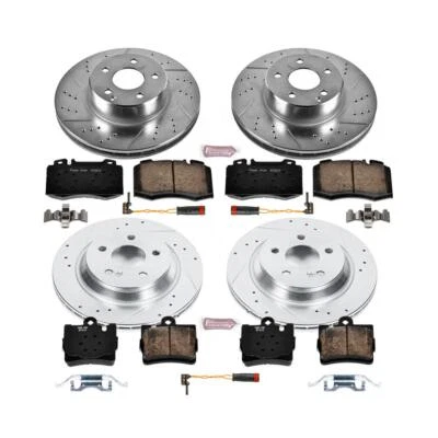 PowerStop Disc Brake Kit - Front and Rear - Fits Mercedes Benz S430 2003 Z23 Dai Foto 1 de 4