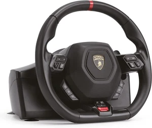 LAMBORGHINI VOLANTE E PEDALIERA GAMING PRO PER PC E PS4 RICONDIZIONATO GRADO A - Foto 1 di 5
