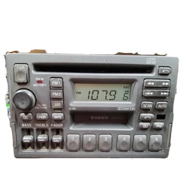 Volvo SC-816 S70 V70 S40 S90 V70XC Radio Cassette CD Player OEM 3533771-1 Tested - Image 1 of 3