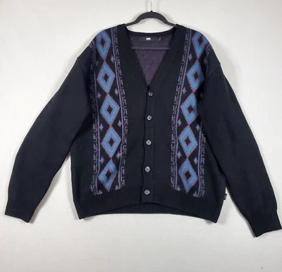 Мужской свитер-кардиган LMC на пуговицах размер 1 шерстяная смесь Lost Management Cities - Изображение 1 из 4