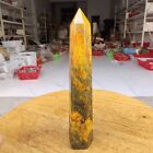 330g Natural Realgar Ore Stone Crystal Point Obelisk Healing Mineral