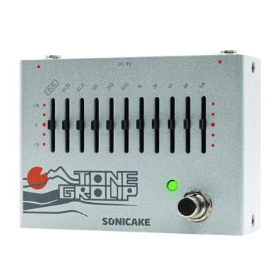SONICAKE Tone Group 10-Band EQ Gitarre Equalizer Gitarre True Bypass Peddal DE - Bild 1 von 4