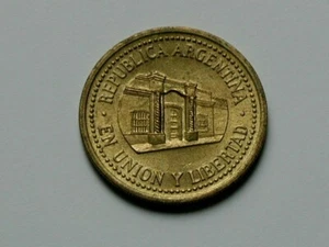Argentinien 1994 50 CENTAVOS Münze vz+ mit getöntem Glanz & Casa de Tucuman Gebäude - Bild 1 von 2