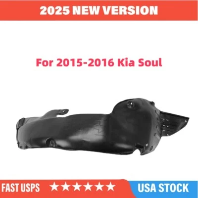 Front Right Side Fender Liner For 2015-2016 Kia Soul KI1249130 Foto 1 de 4