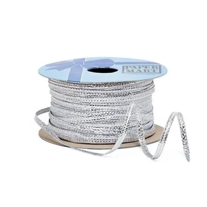 Silver Narrow Crystalized Metallic Flat String - 1/8in. x 50 Yards (pm56152313) - Picture 1 of 1