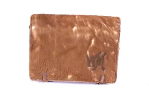 Alter Schulranzen Leder Schultasche Ledertasche Tornister Ranzen WM Vintage - Bild 1 von 5