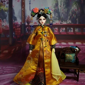 12in. Chinese Royal Court Empress Fucha Doll Toy Set Gift Household Decoration - Picture 1 of 3