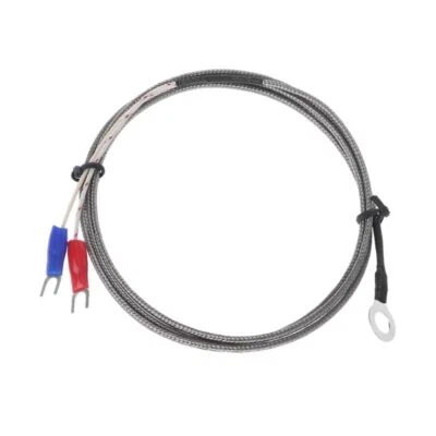 6mm Hole Washer K Type Thermocouple Temperature Sensor Probe with 1M Cable