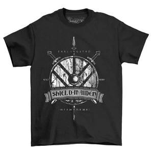 T-shirt Viking Shield Maiden - Divertente e Feroce! Scatena il tuo guerriero interiore con - Foto 1 di 38
