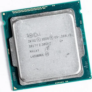 Intel Xeon E3-1268L v3 SR17Y LGA1150 Quad Core Processor 2.3GHz 45W SFF Graphics - Picture 1 of 3