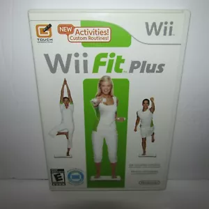 Wii Fit Plus Nintendo Wii Game w/ Manual Tested Works No Balance Board Scratched - Picture 1 of 6