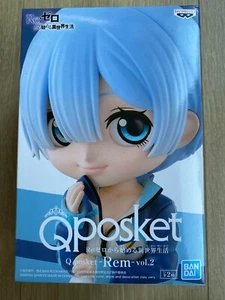 Re:Zero Starting Life in Another World Rem Vol 2 B Q Posket Figure Bandai 5.5" - Picture 1 of 6