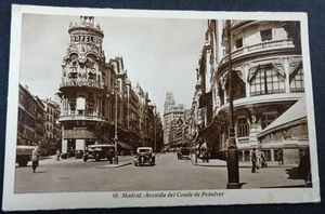 ANTIGUA POSTAL MADRID AVENIDA CONDE DE PEÑALVER CHRYSLER POSTCARD CC03571 - Imagen 1 de 1