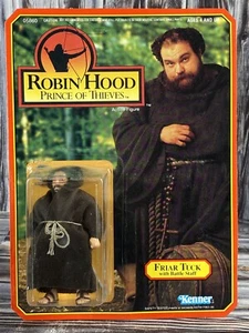 Vintage 1991 Kenner Robin Hood Friar Tuck Action Figure - New on Unpunched Card - Picture 1 of 7