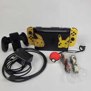 Lets Go Pikachu, Lets Go Eevee Nintendo Switch Console. Very Clean! Rare!